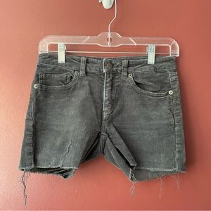 Patagonia Women’s Gray Corduroy Organic Cotton Shorts Size 25